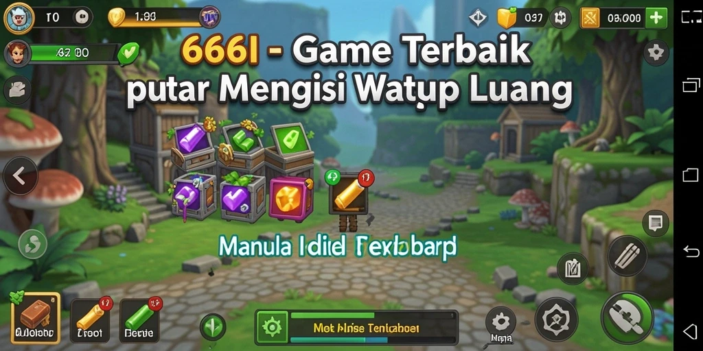 Tangkapan layar gameplay 666I yang menunjukkan keseruan bermain Idle.