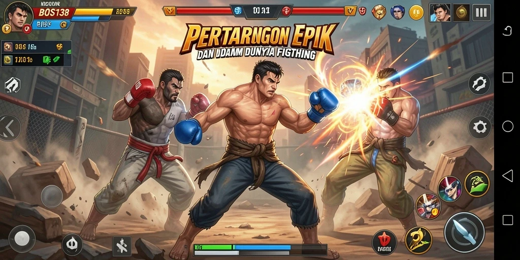 Gameplay BOS138 yang mendebarkan dengan aksi pertarungan yang intens.