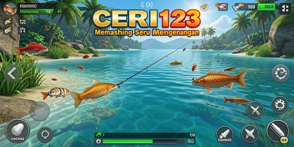 Tangkapan ikan besar di CERI123 saat bermain.