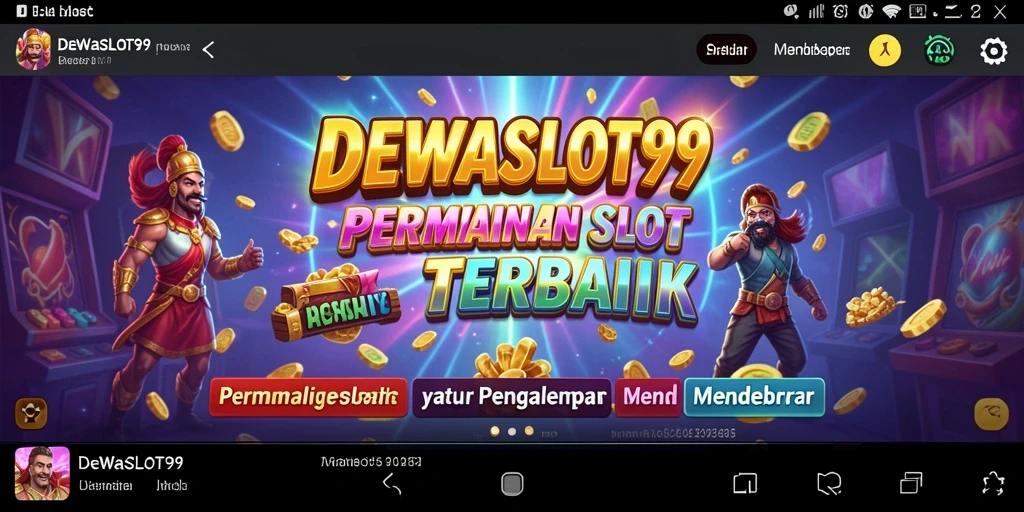 Tampilan gameplay seru DEWASLOT99 dengan tema Slot yang menarik.