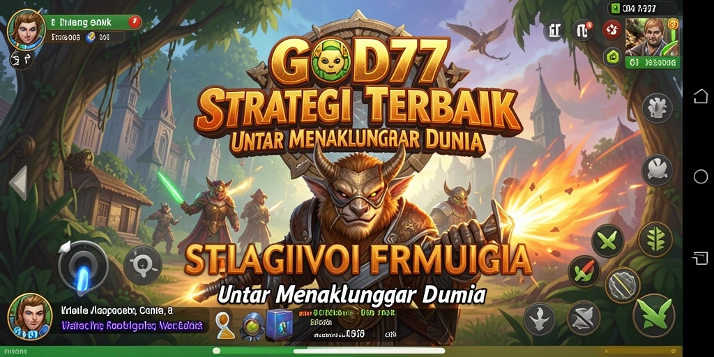 Tampilan gameplay strategi yang menegangkan dan mendebarkan di GOD77.
