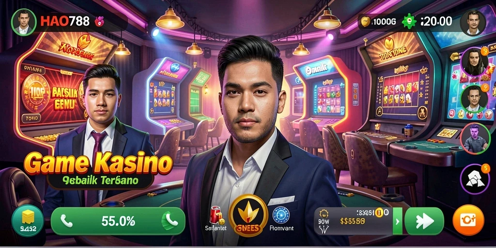 Tampilan gameplay HAO788 yang mendebarkan dan penuh aksi.