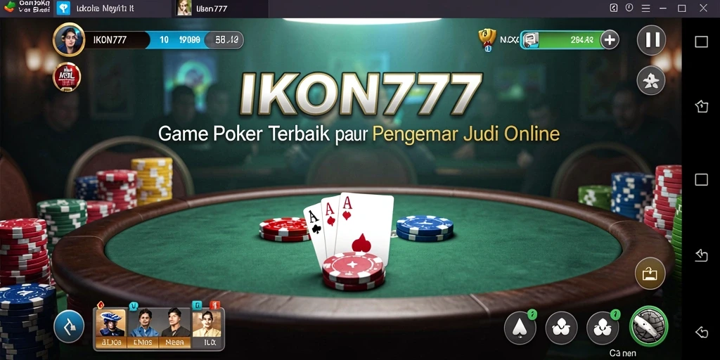 Screenshot gameplay menarik Poker di IKON777.