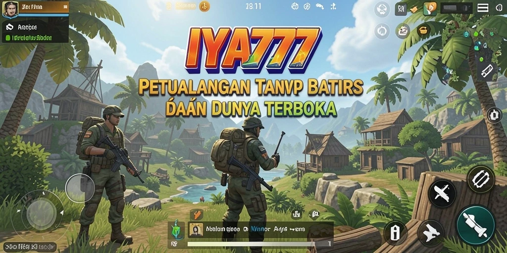 Screenshot IYA777 memperlihatkan petualangan seru di dunia terbuka.
