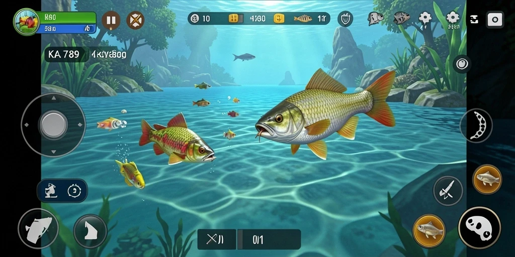 Tampilan gameplay KA789 yang menampilkan pengalaman memancing yang mendebarkan.