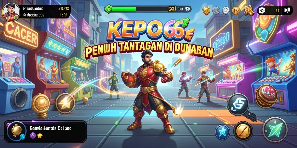 Tampilan gameplay KEPO66 yang dinamis dan penuh aksi.