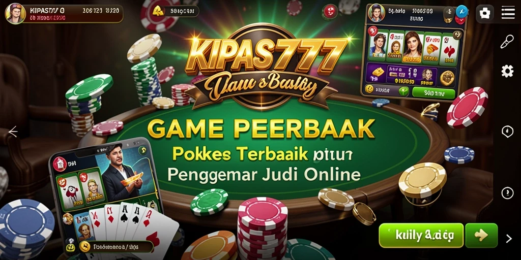 Tampilan gameplay Poker KIPAS777 yang seru dan menarik.