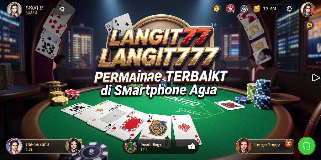 Tampilan menarik dari gameplay LANGIT777 di Poker.
