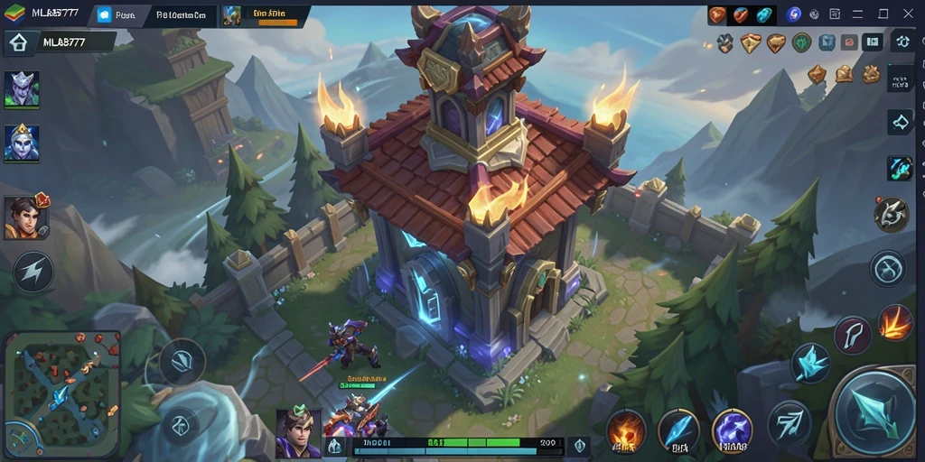 Tangkapan layar gameplay <strong>MLBB777</strong> dalam aksi Tower Defense yang menegangkan.