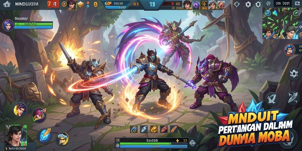 Screenshot gameplay MNDUIT menampilkan aksi pertarungan yang mendebarkan.