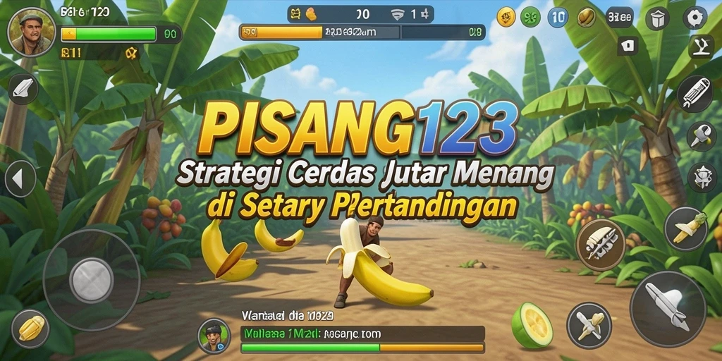 Tampilan gameplay PISANG123 yang penuh strategi dan aksi.