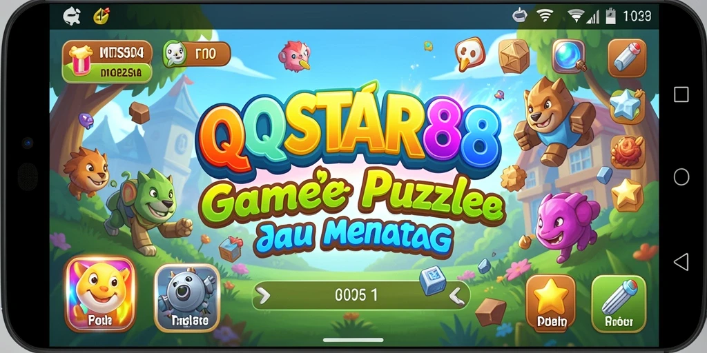 Screenshot utama QQSTAR88 menampilkan gameplay Puzzle yang menarik.