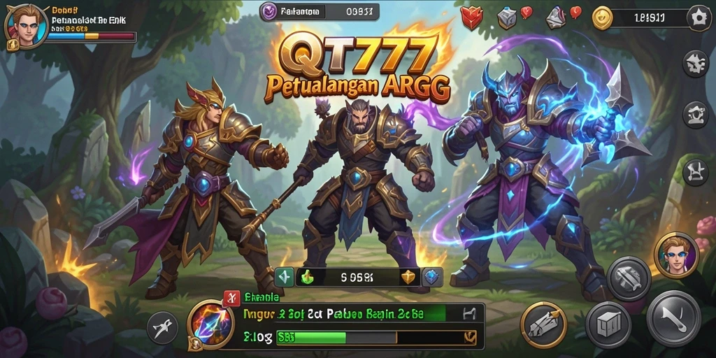 Tangkapan layar menampilkan aksi seru dalam gameplay QT777 ARPG.