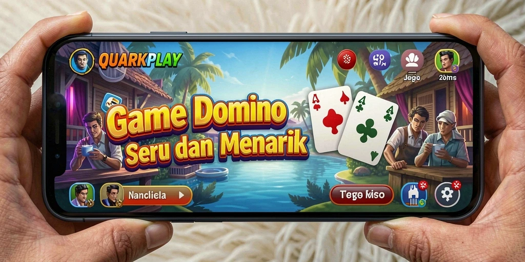 Tampilan gameplay seru dan menarik dari aplikasi QUARKPLAY.