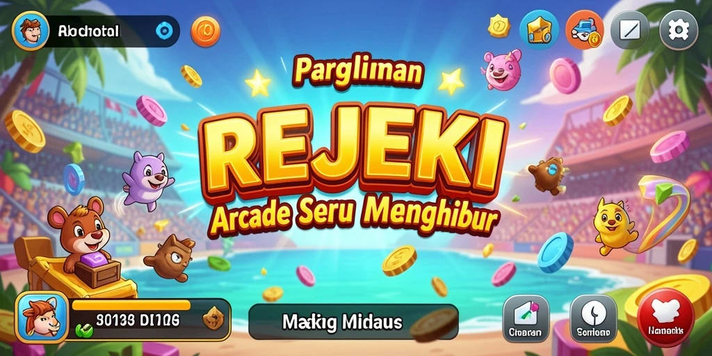 Tampilan gameplay seru dari REJEKI dengan tantangan menarik.