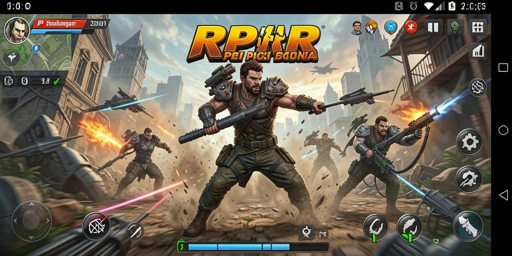Tangkapan layar gameplay RPRR yang menampilkan pertempuran seru.