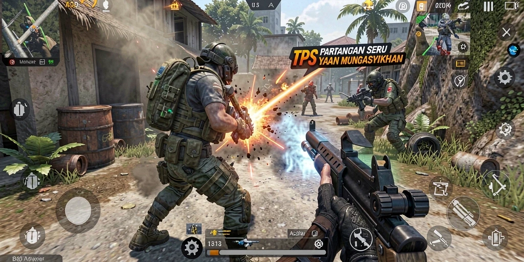 Tangkapan layar gameplay mendebarkan dari S13 dalam aksi.