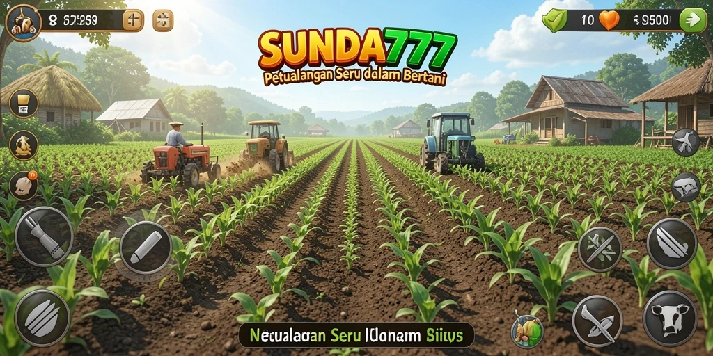 Tampilan gameplay SUNDA777 yang menarik dan interaktif dalam bertani.